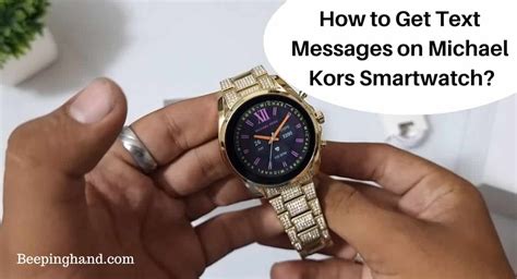 can you use whatsapp on a michael kors watch|How to Get Text Messages on Michael .